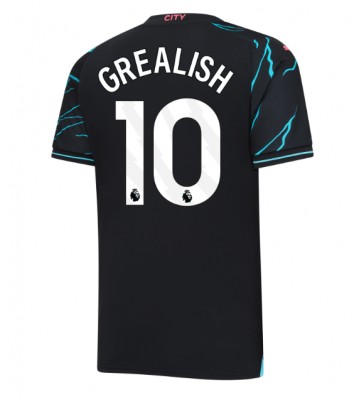 Maillot de foot Manchester City Jack Grealish #10 Troisième 2023-24 Manches Courte